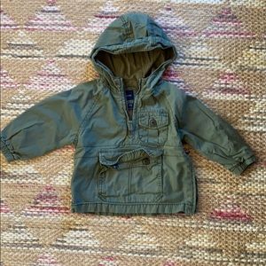 Gap Kids vintage-army surplus style anorak jacket